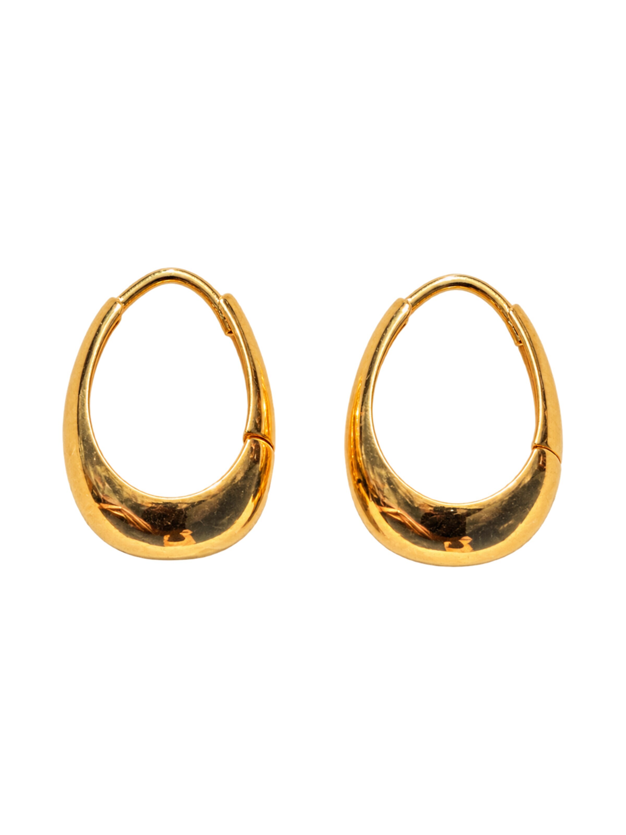 Matia Beachwear Earrings 'Vittoria Hoops' in Gold: front