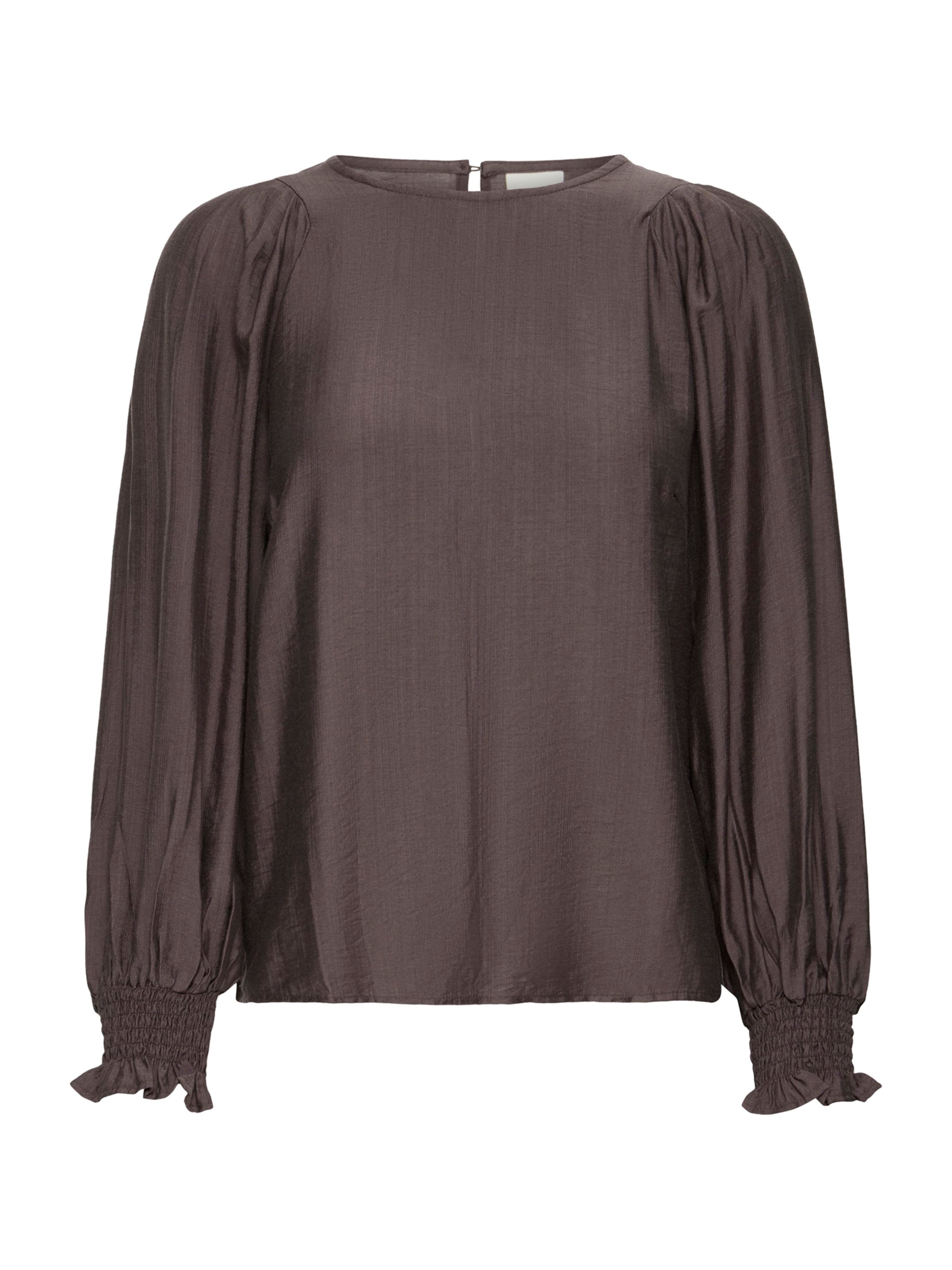 ICHI Bluse 'IHWILMA' i brun: forside