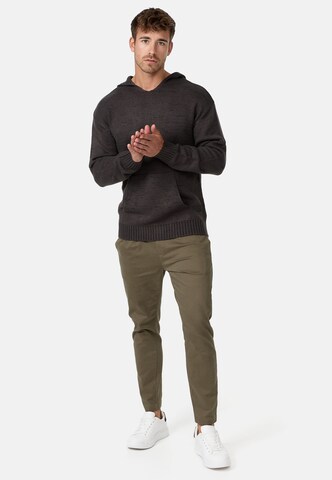 INDICODE JEANS Pullover 'Ledger' in Grau