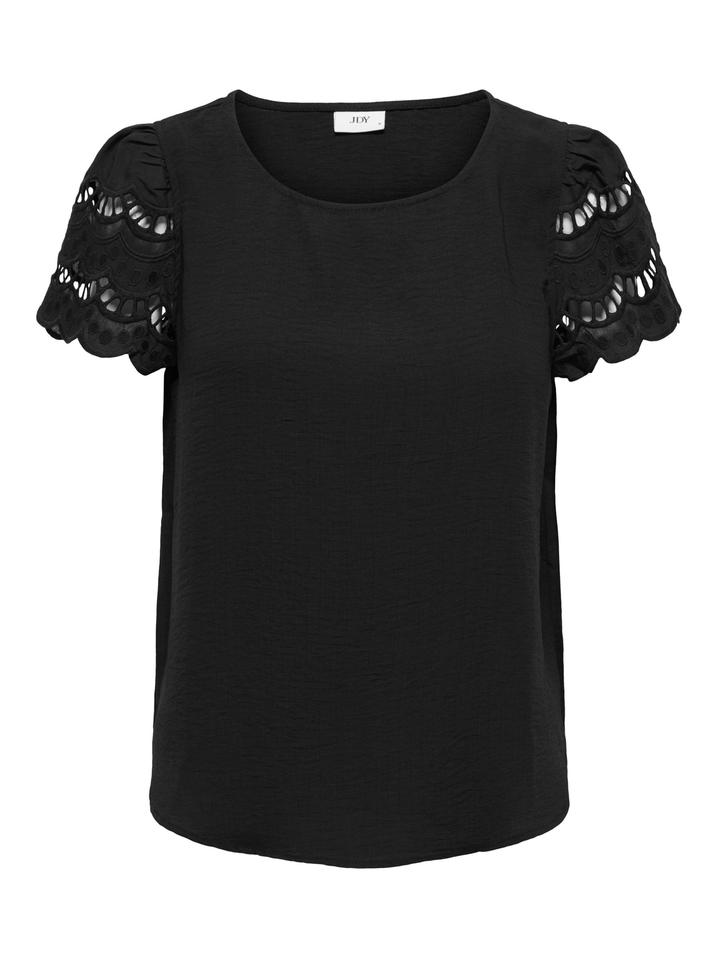 JDY Blouse 'JDYHannah' in Zwart: voorkant