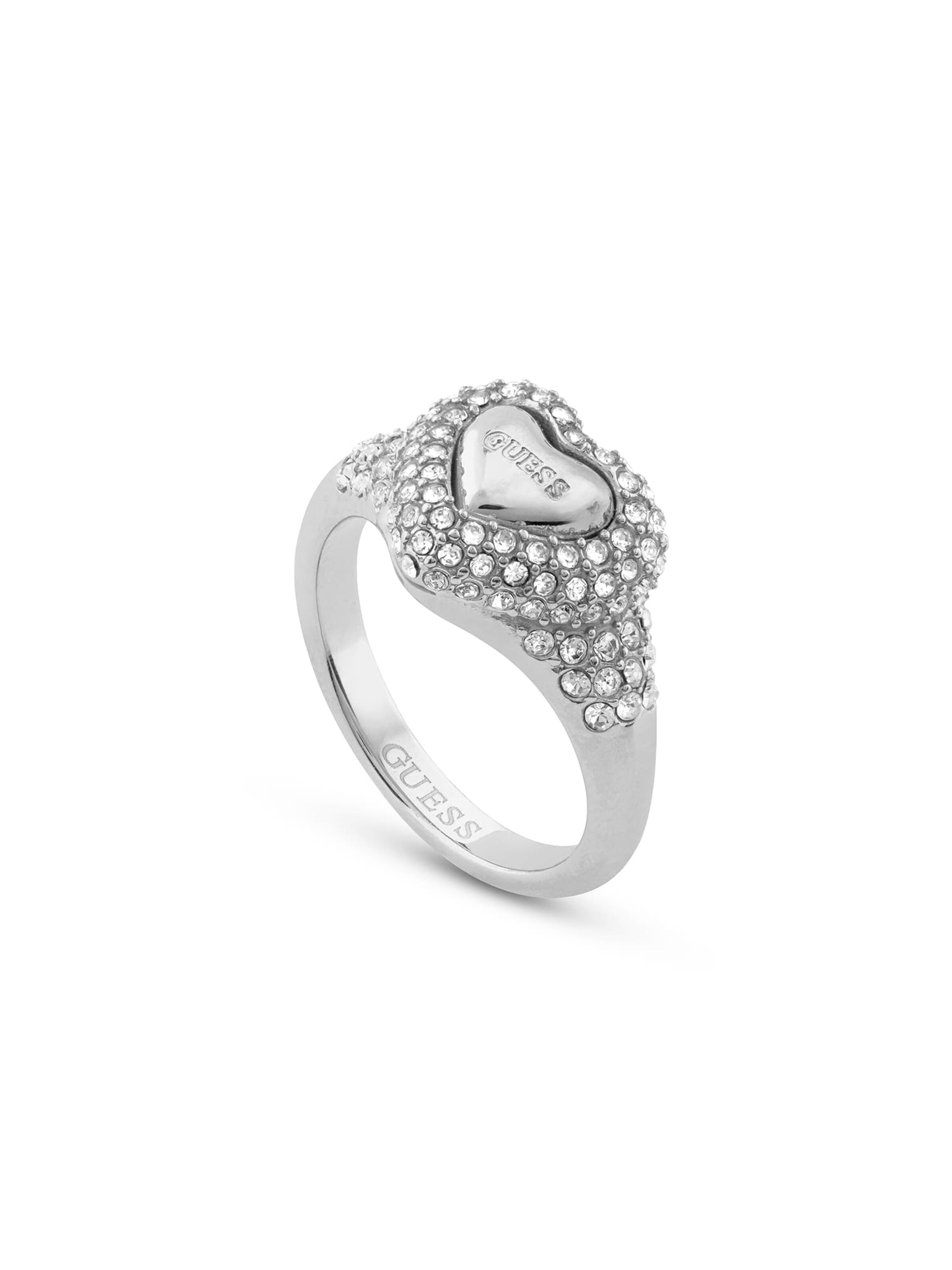 GUESS Ring 'Beloved' in Silver: front