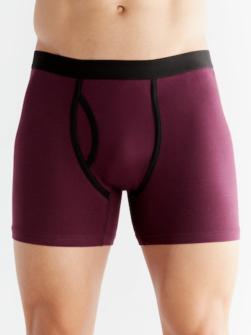 Albero Natur Boxershorts in Lila: Vorderseite