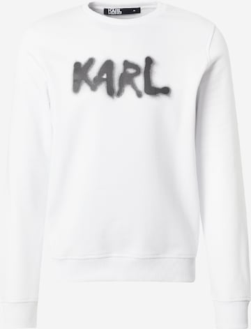 Karl LagerfeldSweater majica - bijela boja: prednji dio