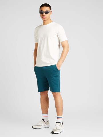 QS Regular Shorts in Blau