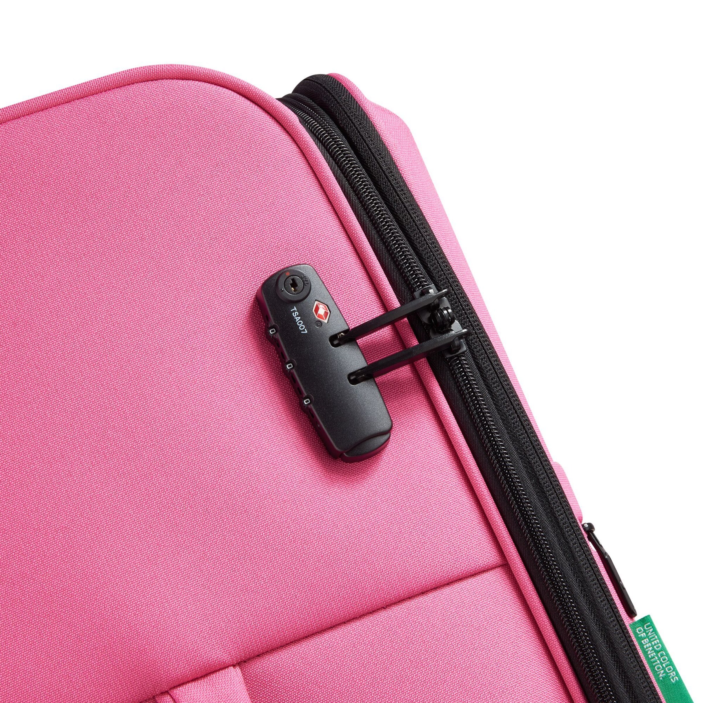 Delsey Paris Trolley 'x United Colors of Benetton BE' in Roze