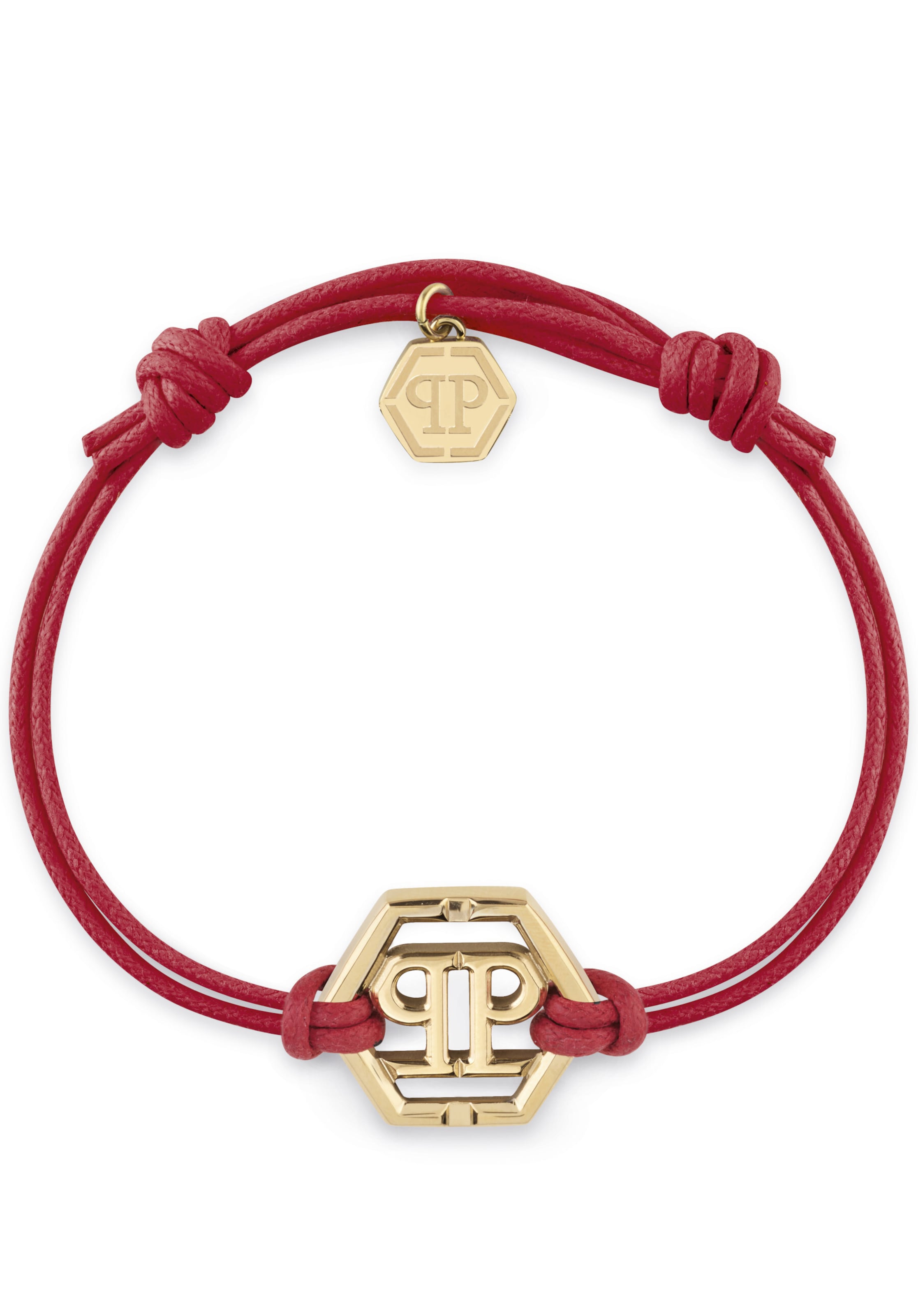 Philipp Plein Jewellery Bracelet ' LINKED ' in Red: front