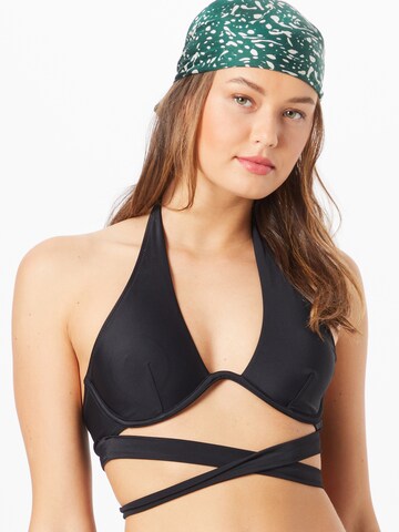 Boux Avenue - Top de bikini 'IBIZA' en negro: frente