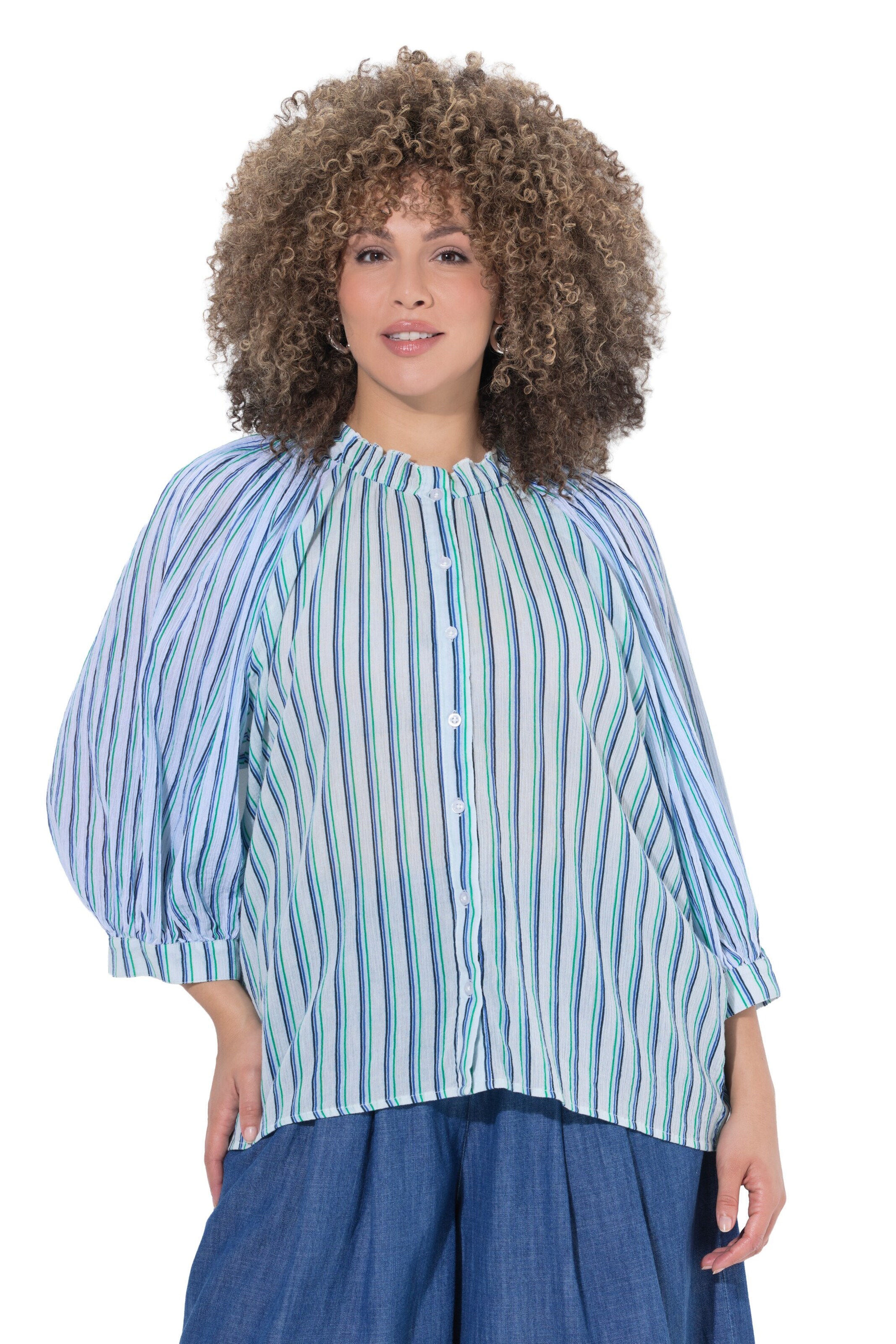 Ulla Popken Tunika in Blau: Vorderseite