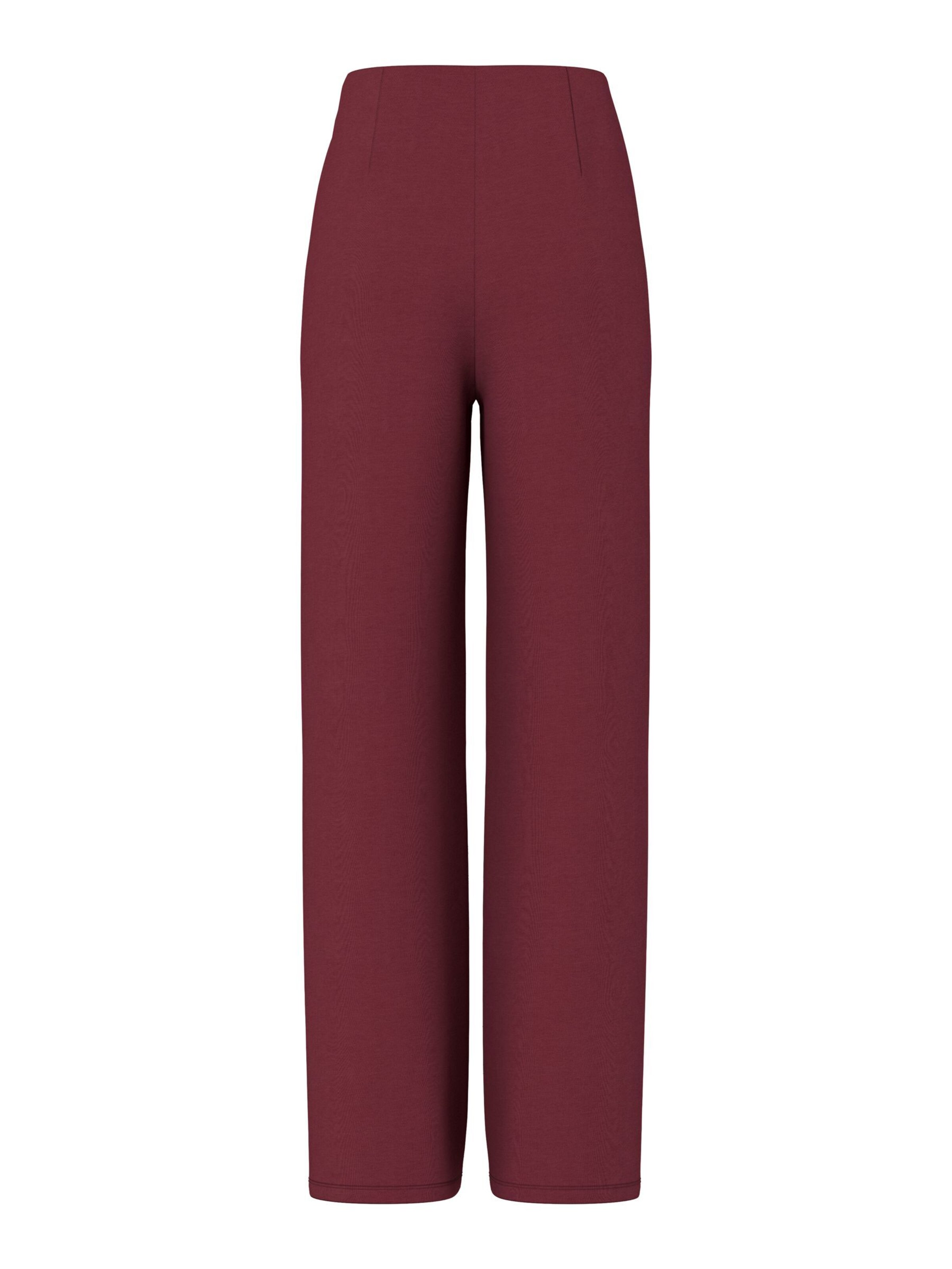 PIECES Wide Leg Bukser 'PCGUNHILD' i rød