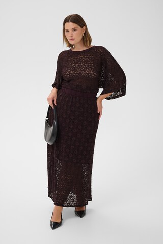 Jupe KAFFE CURVE en marron