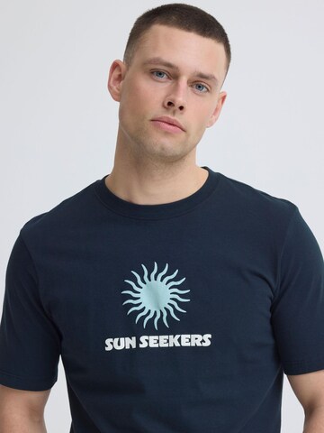 BLEND Rundhalsshirt ' BHKarter ' in Blau