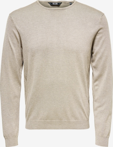 Only & Sons Pullover 'Wyler' in Beige: Vorderseite