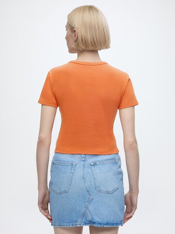 HUGO Shirt 'Delanor' in Orange
