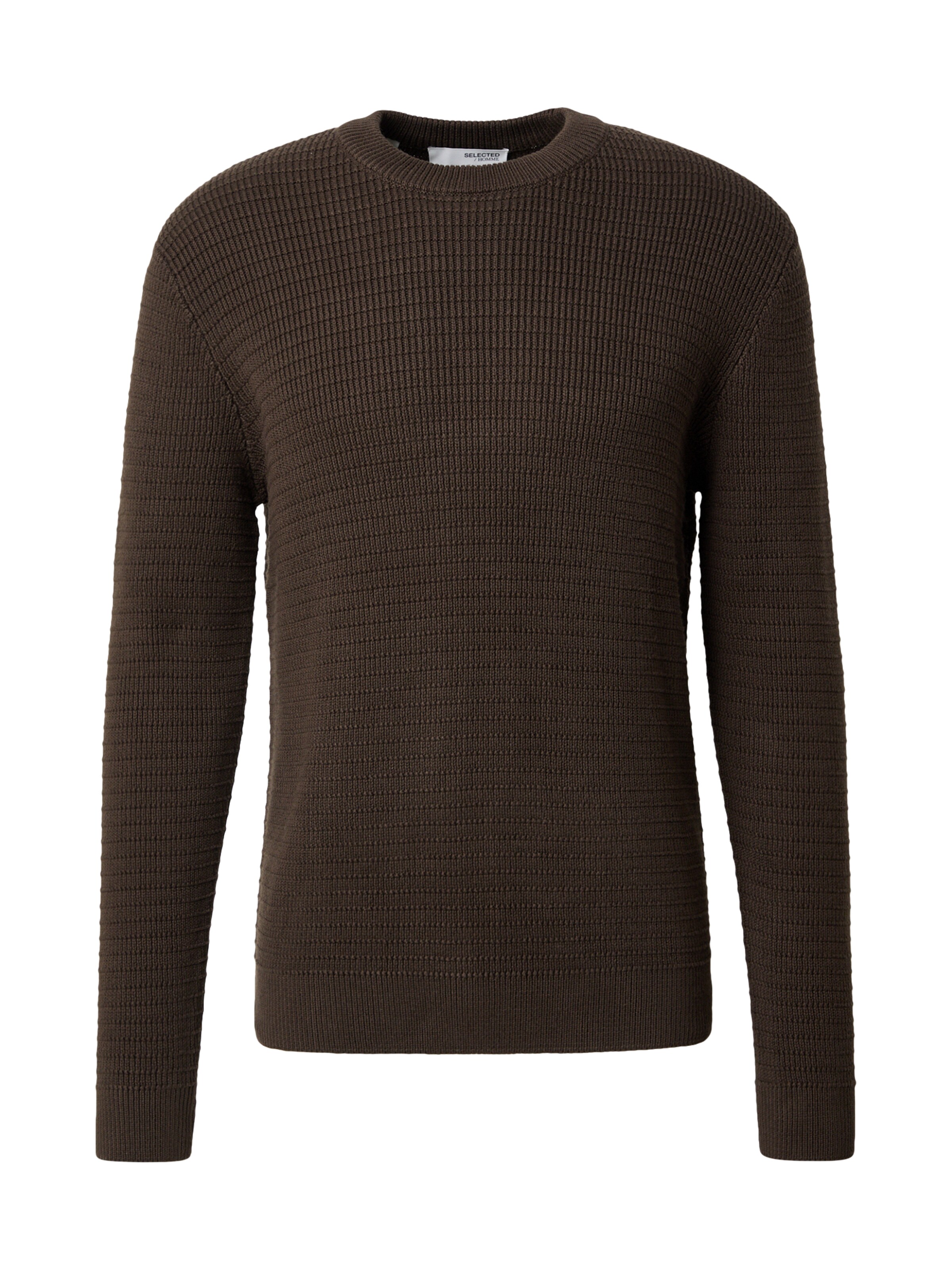 Pullover 'SLHTheo' di SELECTED in marrone: frontale