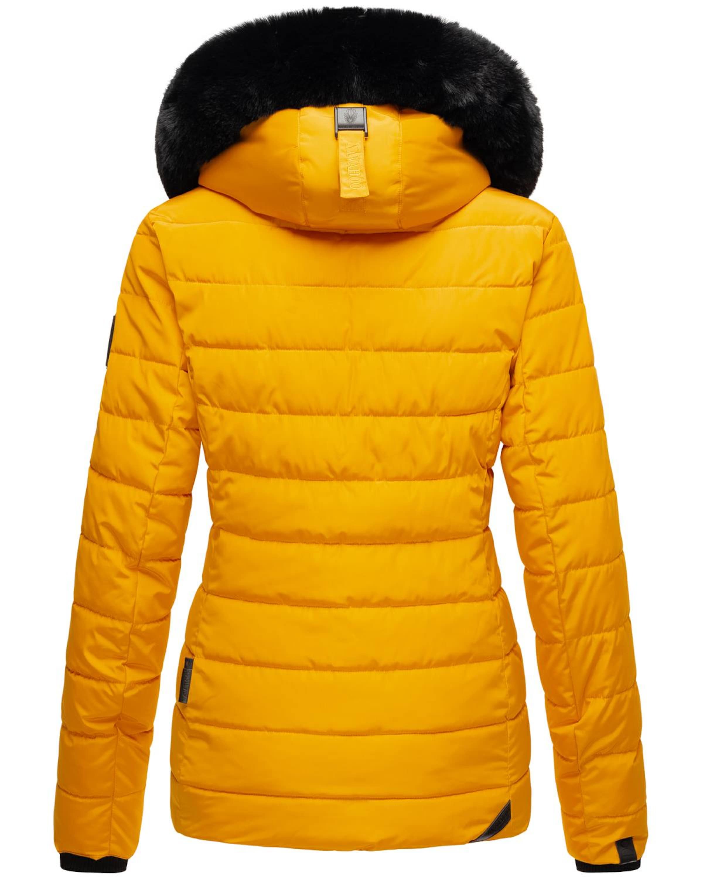 NAVAHOO Kurtka zimowa 'Milianaa' w kolorze żółty