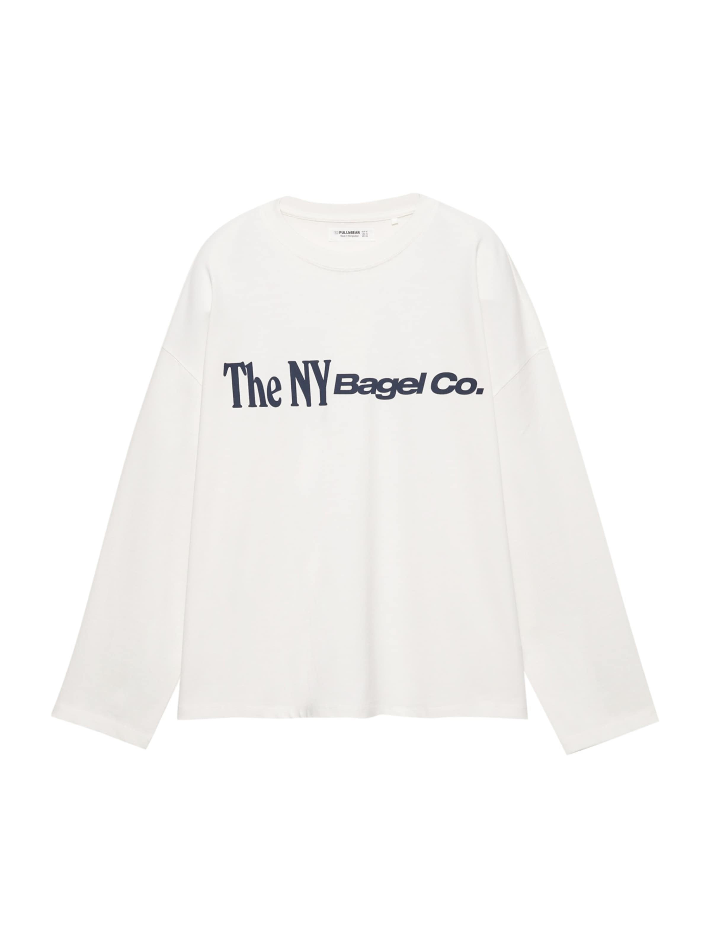 Pull&Bear Tričko - Biela: predná strana