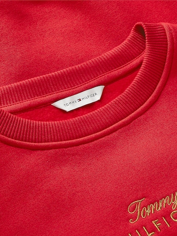 TOMMY HILFIGER Sweatshirt in Rood
