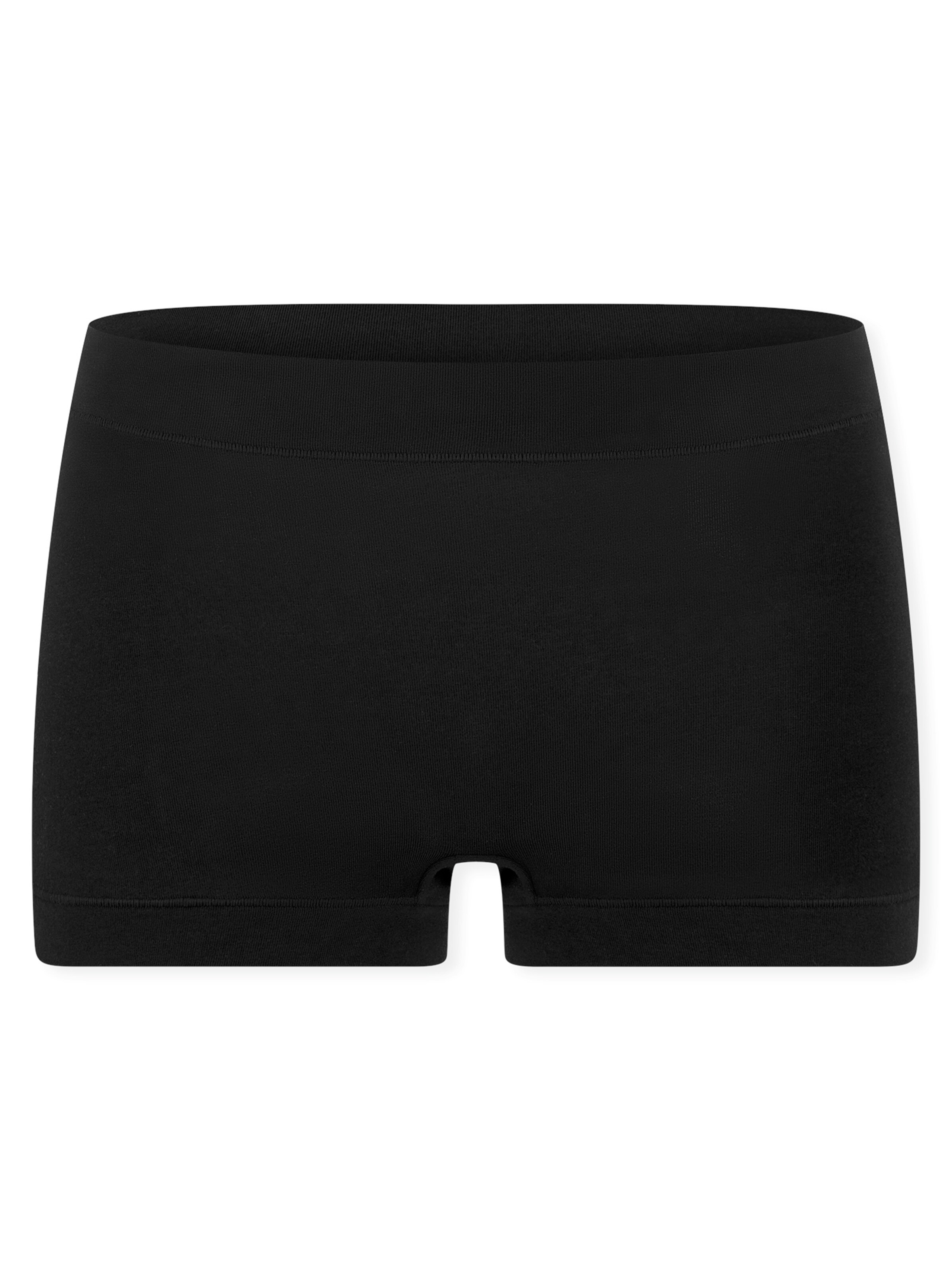 SCHIESSER Skinny Boyshorts ' Unique Cotton ' in Black