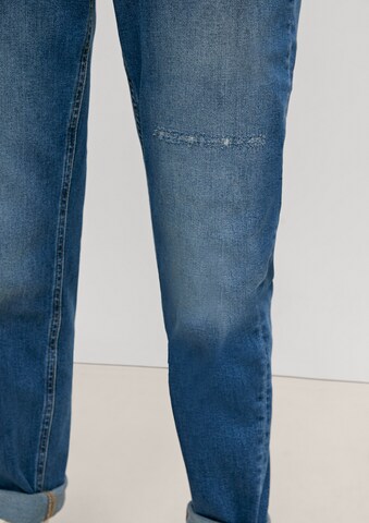 Tapered Jeans de la comma casual identity pe albastru