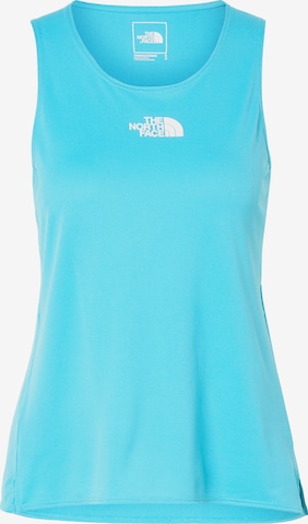 mėlyna THE NORTH FACE Sportiniai marškinėliai be rankovių: priekis