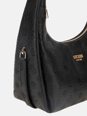 GUESS Schultertasche 'Phoebe' in Schwarz