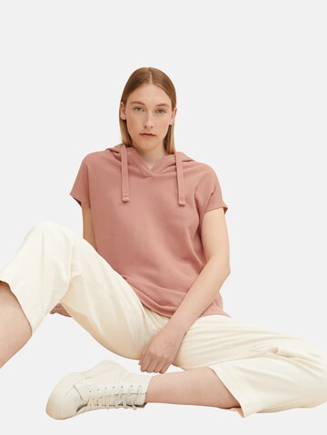 TOM TAILOR Sweatshirt in Pink