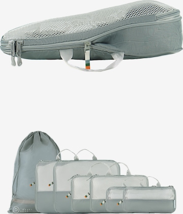 Sac de voyage 'Packing Cubes Set 7 Teilig mit Kompression, Packwürfel, Packtaschen Set für Rucksack & Koffer' TRAVEL DUDE en gris : devant