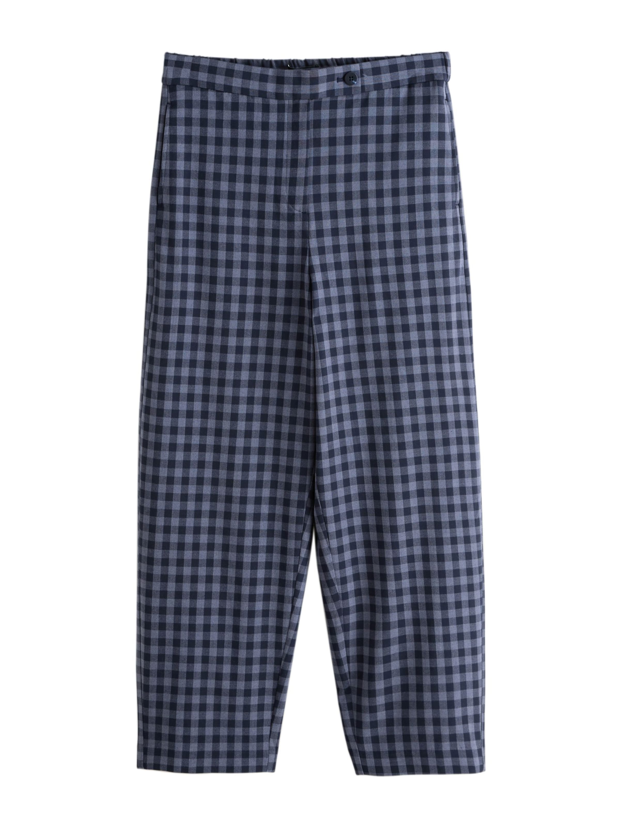 Next Pantalon en bleu marine, Vue avec produit