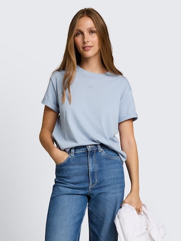 T-shirt TOM TAILOR DENIM en bleu : devant