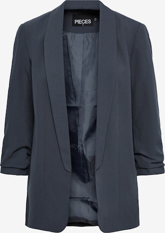 Pieces Tall Blazer 'PCBOSELLA' in Blue: front