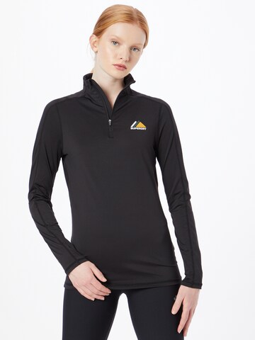 Superdry Snow - Base Layer em preto: frente