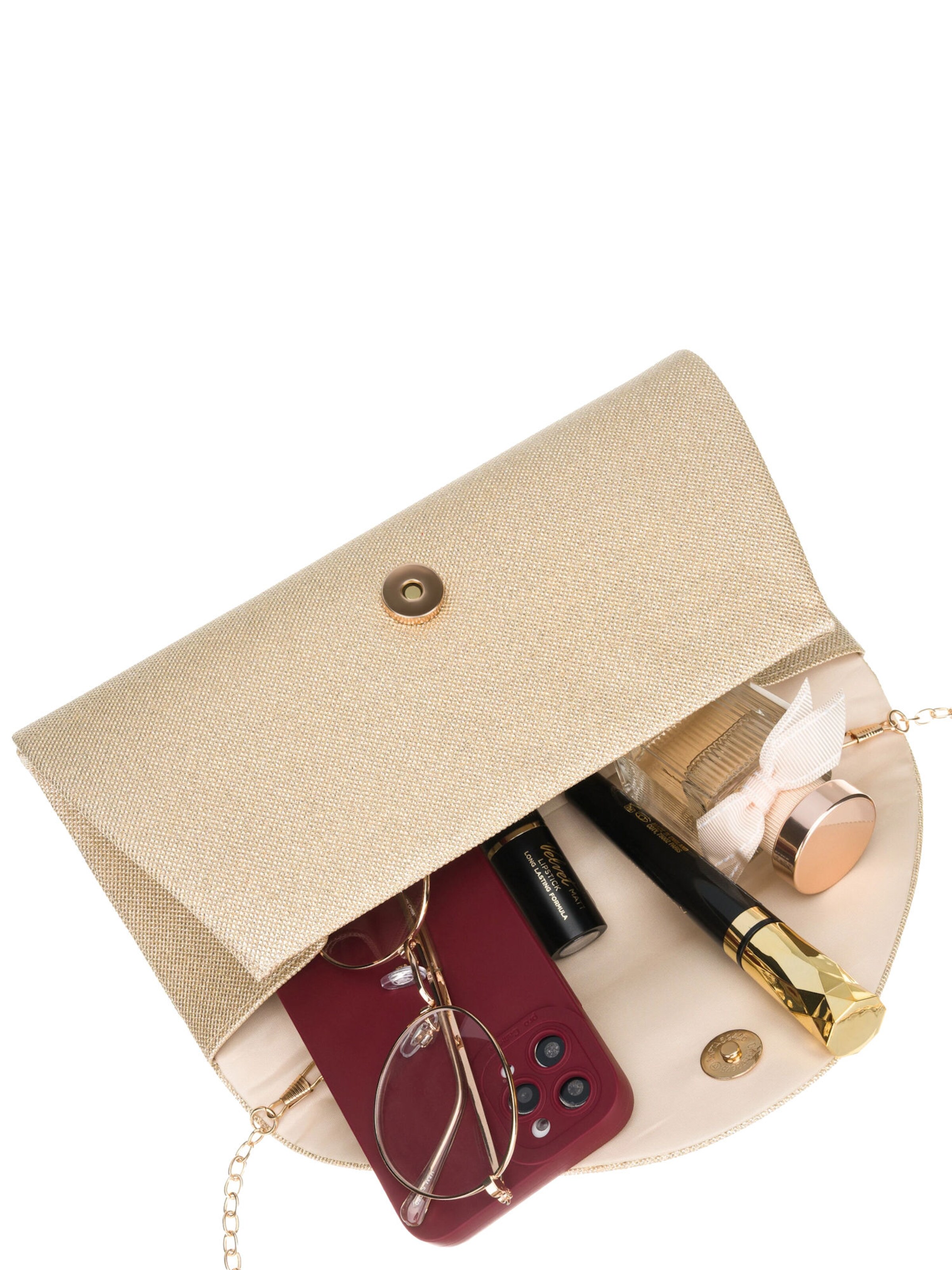 Tomshop24-7 Clutch 'Elena II Rovicky'‌‌‌‌‌‌‌‌ in Gold
