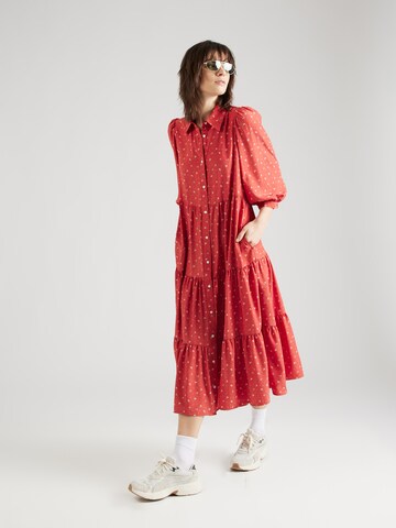 Rochie tip bluză 'Cynthia Midi Dress' de la LEVI'S ® pe roșu