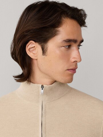 Hackett London Trui 'HONEYCOMB' in Beige