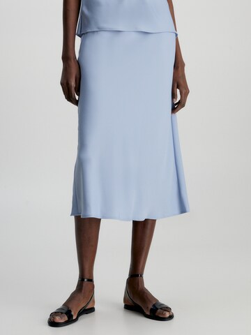Calvin Klein Regular Skirt in Blue: front