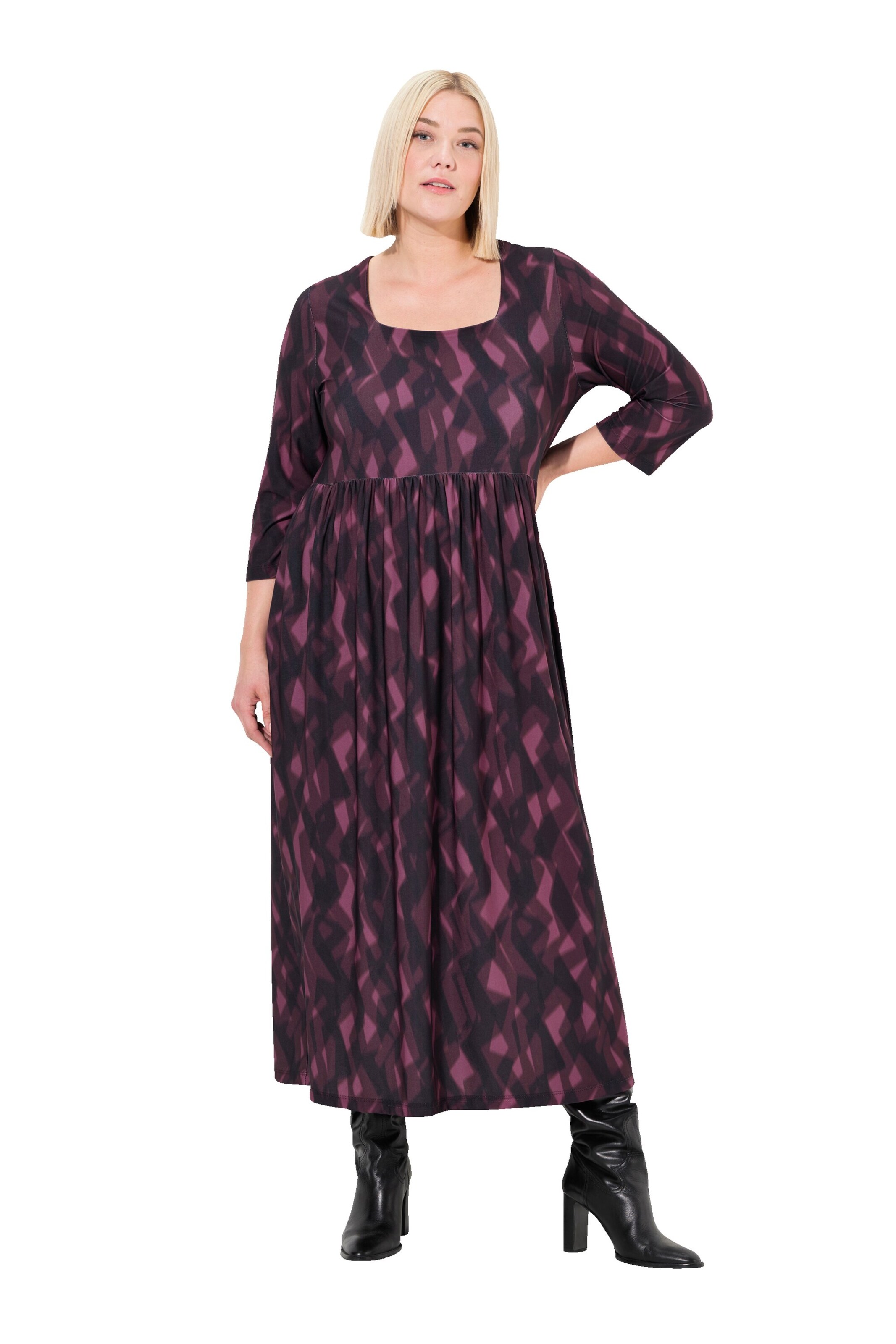 Ulla Popken Jurk in Lila: voorkant