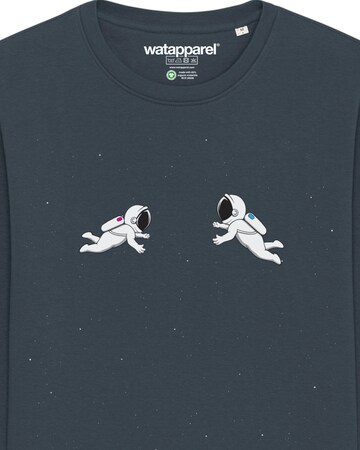 Watapparel Sweatshirt 'Space love' in Grey