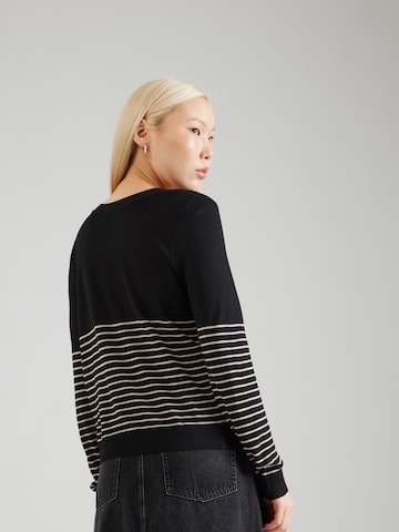 VILA Sweater 'ABELLA' in Black