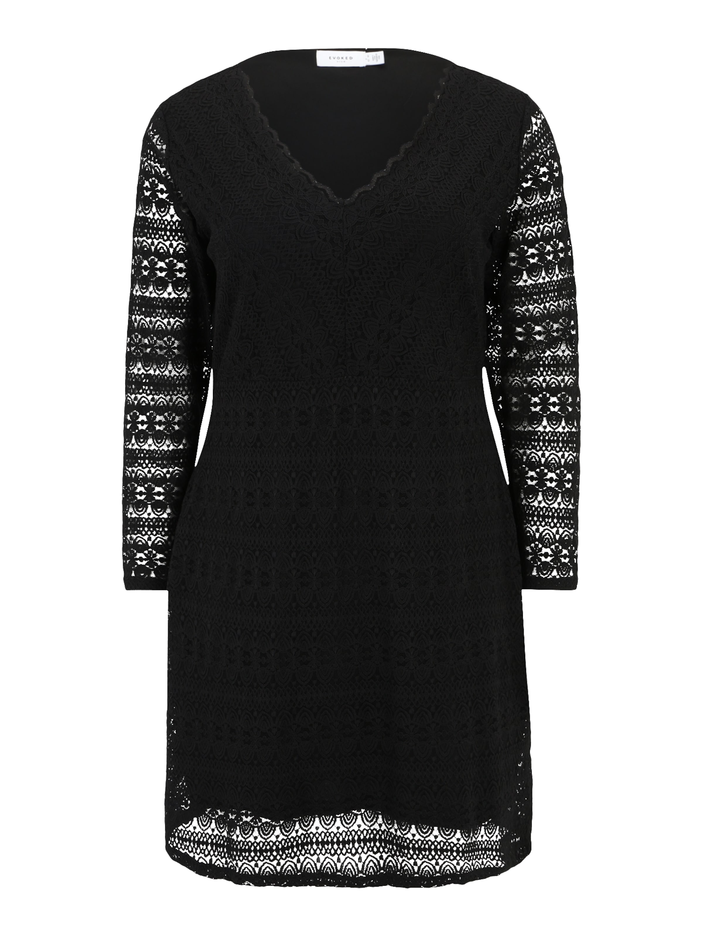 EVOKED Φόρεμα κοκτέιλ 'CHIKKA' σε μαύρο: μπροστά