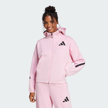 ADIDAS SPORTSWEAR Спортивная кофта 'Z.N.E.' в Ярко-розовый: спереди