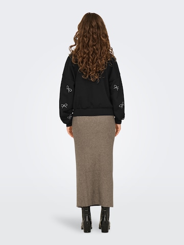 ONLY Sweatshirt 'ONLBerit' in Schwarz