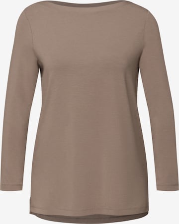 STREET ONE Shirt in Braun: Vorderseite