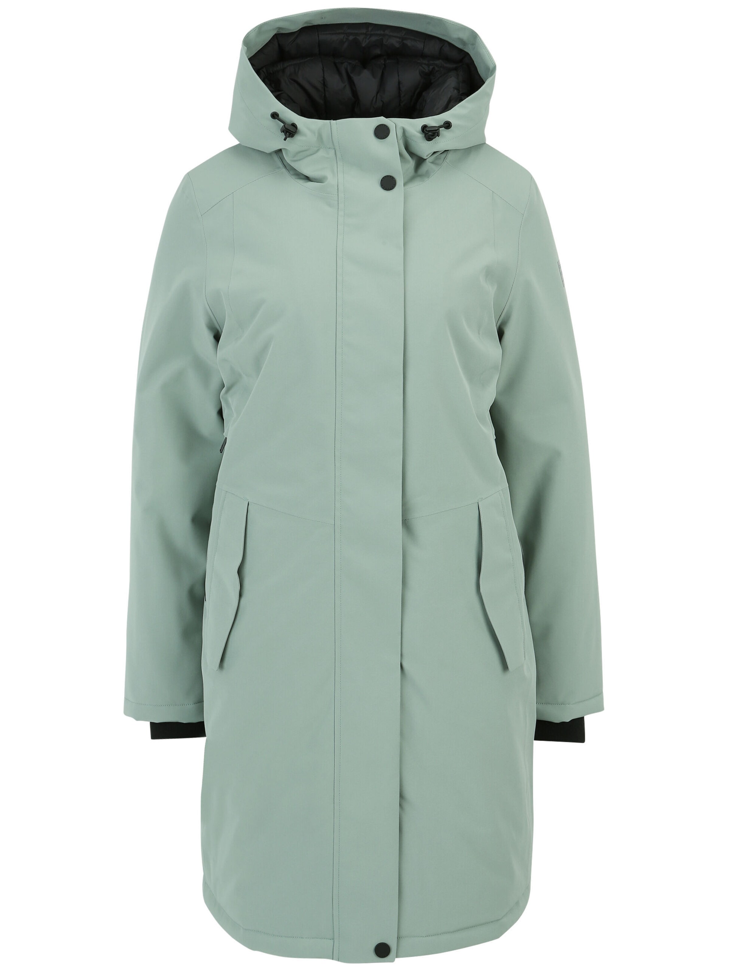 New View Raincoat in Green: front