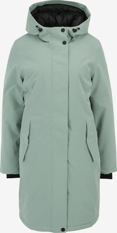 New View Funktionsmantel, windabweisend in Grün: Vorderseite