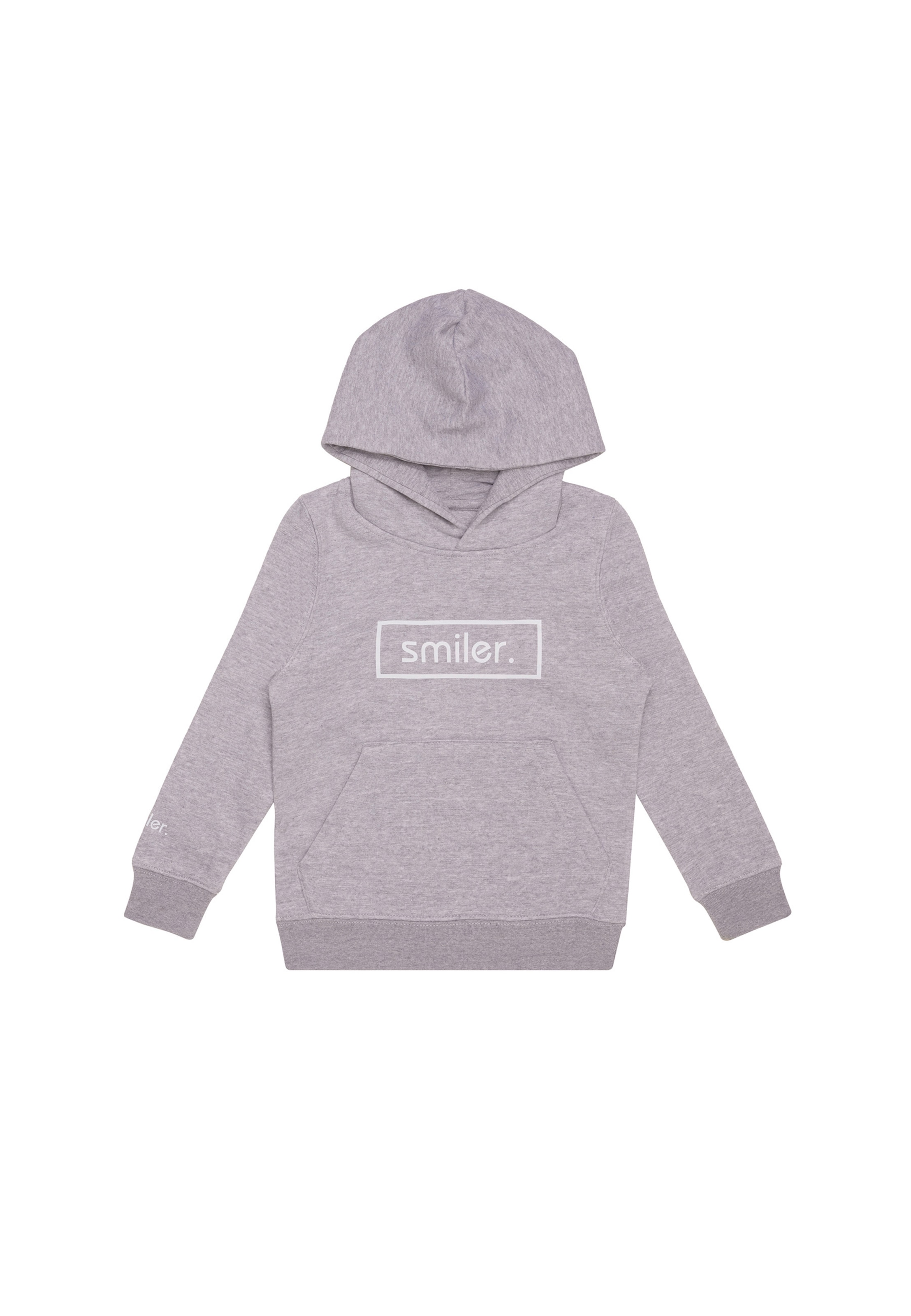 smiler. Sweatshirt in Grijs: voorkant