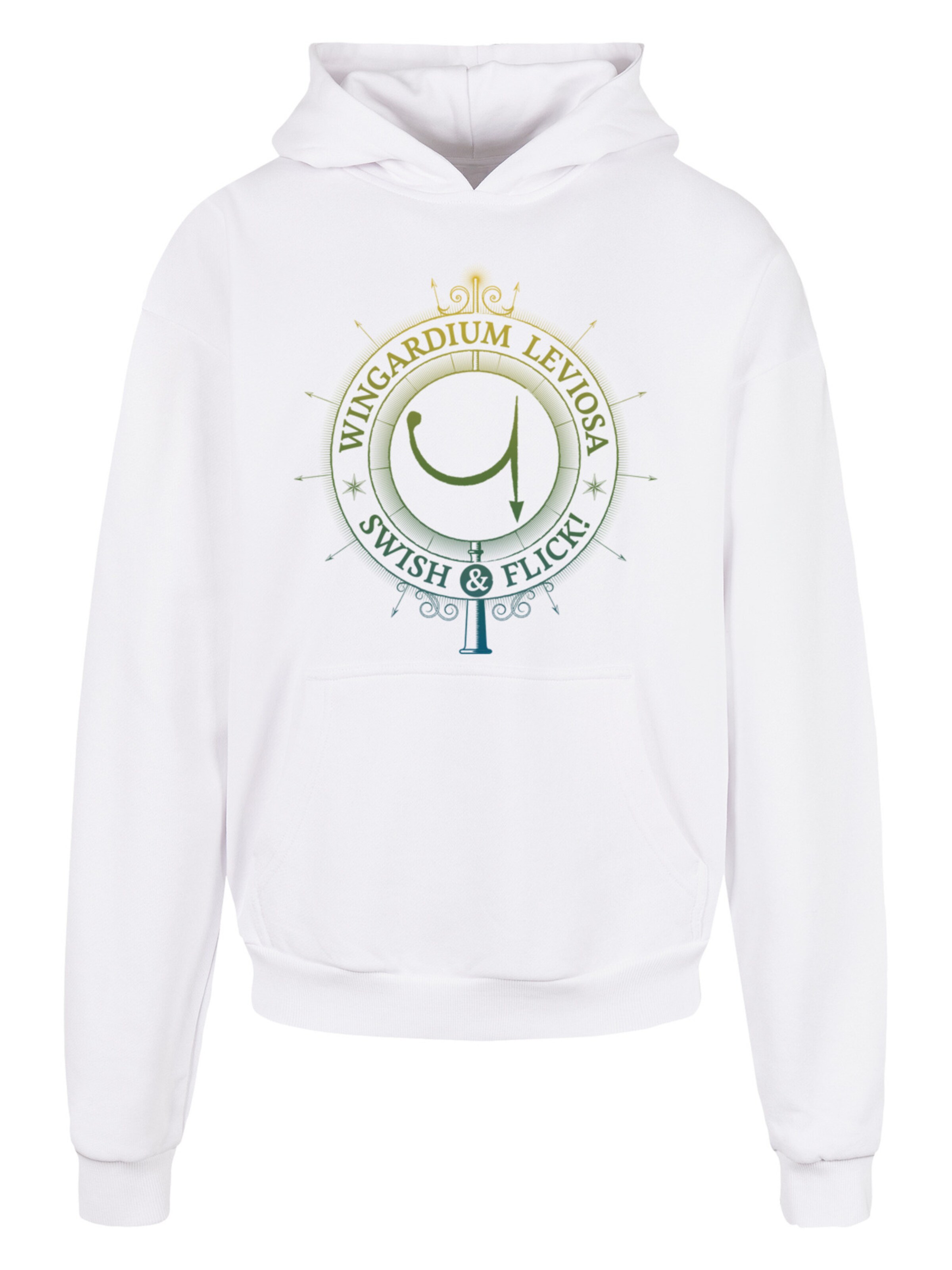 Sweat-shirt F4NT4STIC en blanc : devant