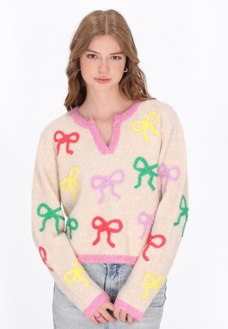 MYMO - Jersey en beige: frente
