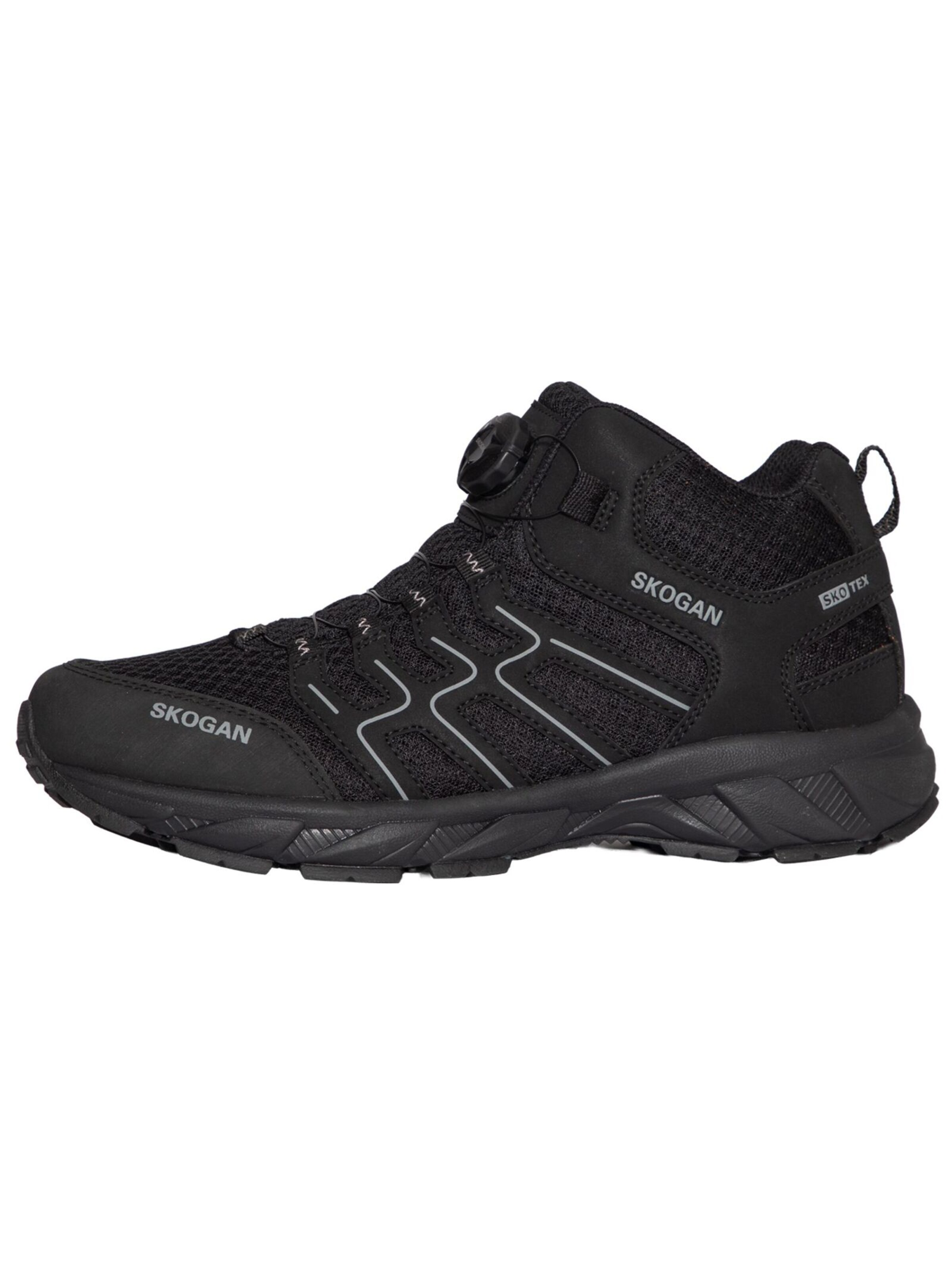 Boots stringati di SKOGAN in nero: lato