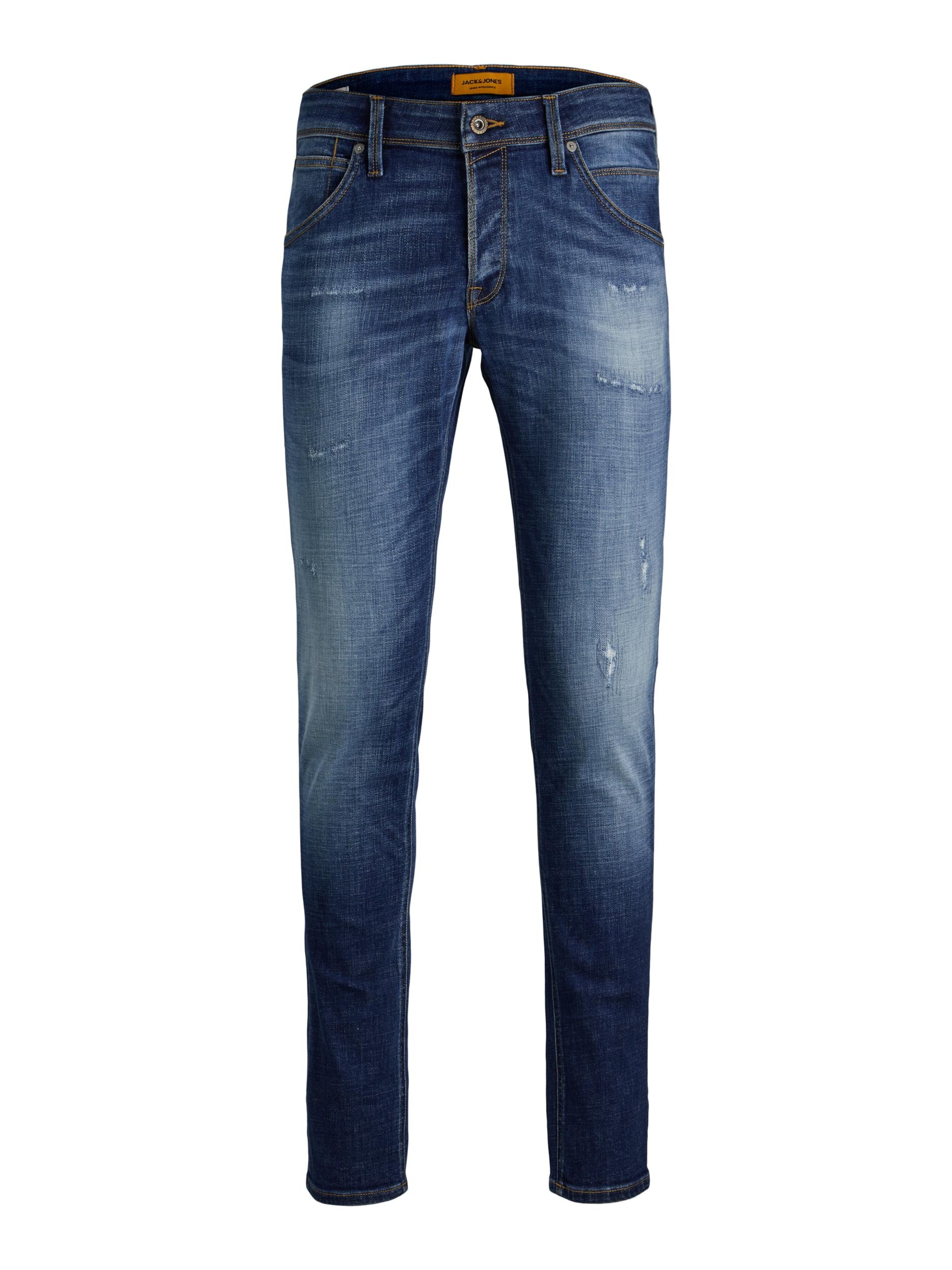 JACK & JONES Slimfit Farmer 'JJIGLENN JJFOX' - kék: elől