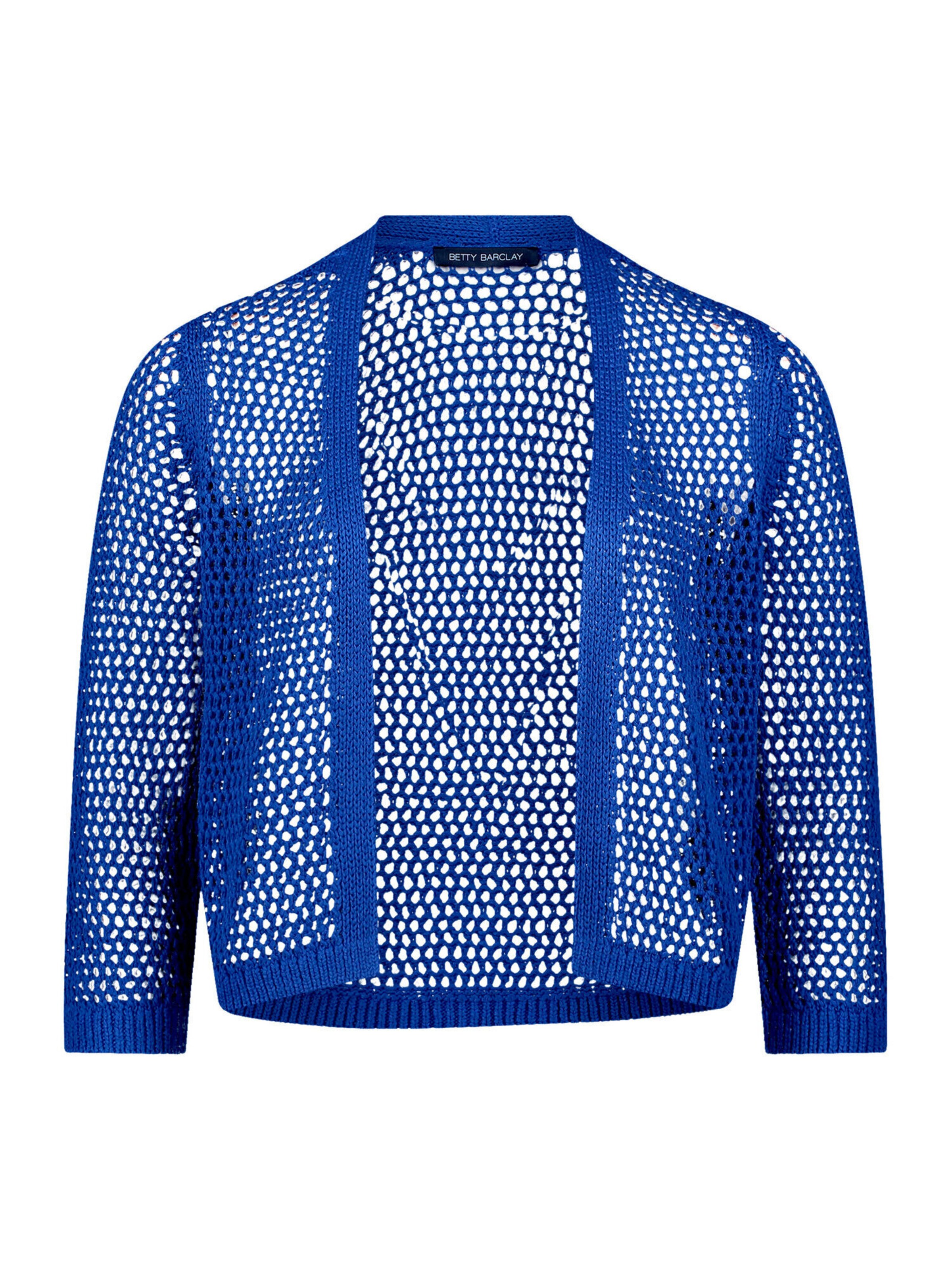 Betty Barclay Gebreid vest in de kleur Donkerblauw, Productweergave